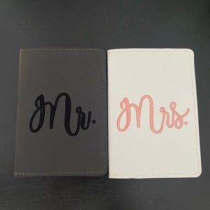 Mr and Mrs Passport book